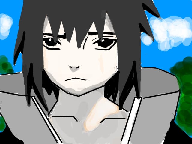 sasuke puppy face