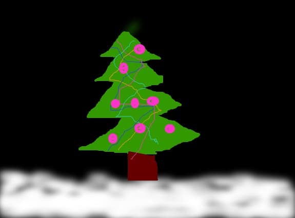 of chrismas tree