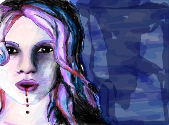 Desen 15451 modificat:Gothic gurl