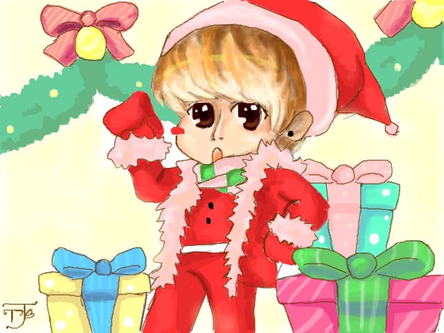 Jung Hyun [SHINEE] animated christams:)