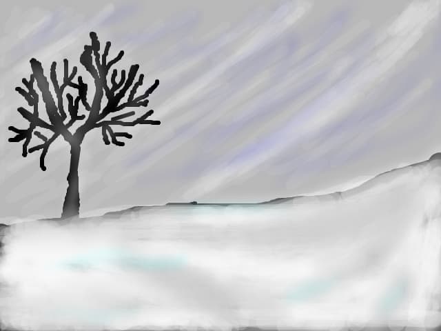 In middle of winter