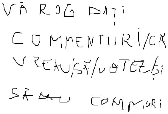 va rog dati multe commenturi