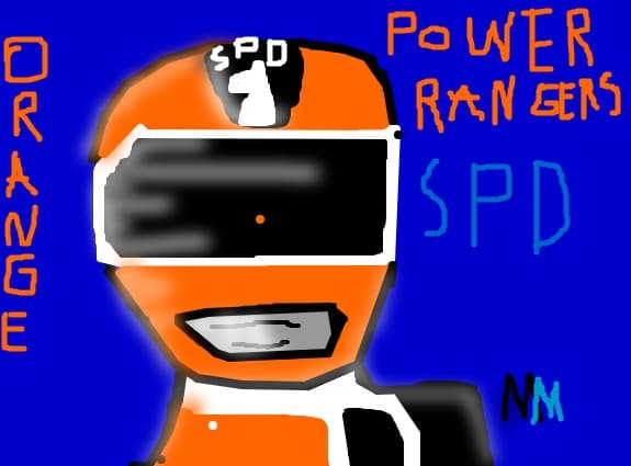 Power Rangers Orange SPD