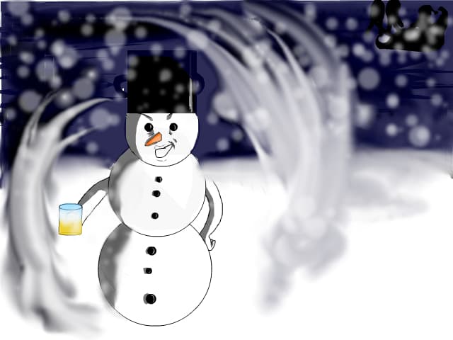Ninge...omu\' de zapada:Hah,hah!Masul asta!...