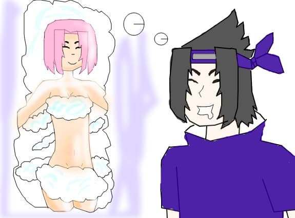 sasuke is a pervert