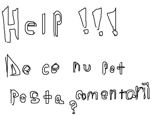 de ce nu pot posta cumoentarii?