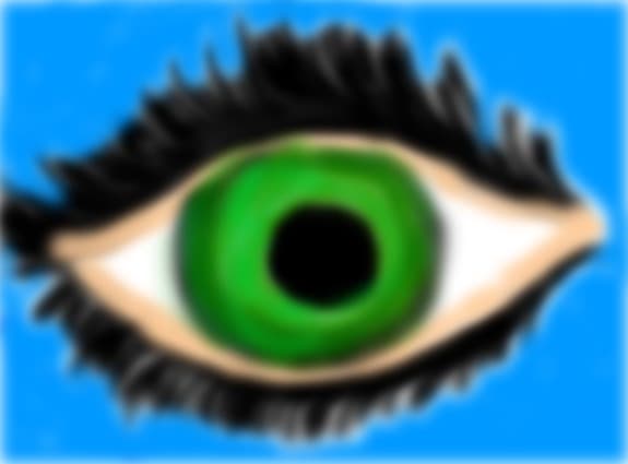 green eye