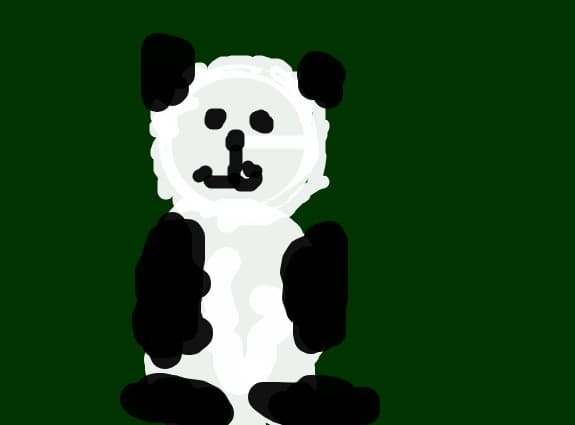 un urs panda nereusit