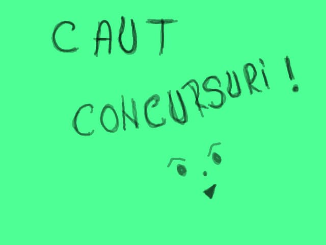 Vreau sa particip la concursuri!