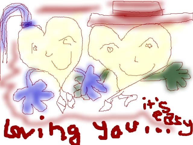 loving you is easy cause you\'re beautiful
