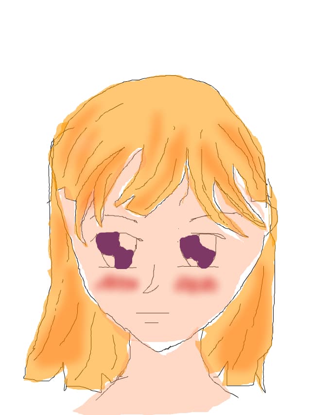 ANIME BLUSHING GIRL