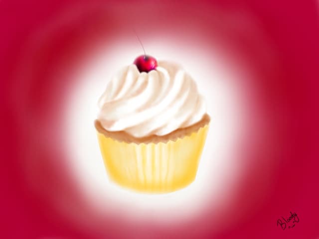 cherry cupcake[remake]