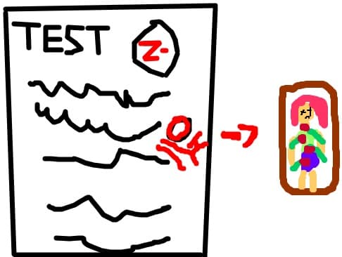 din cauza unui test a omorto tata