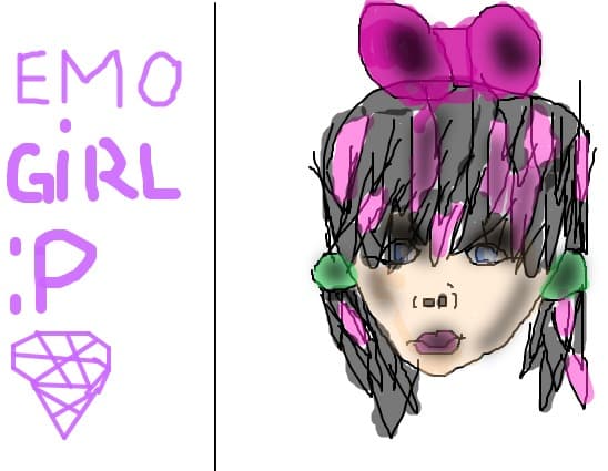 emo girl:P