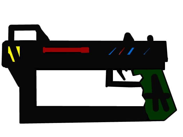 10 mm ultra laser pistol