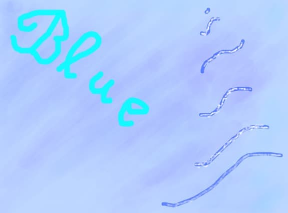 Blue fir tree