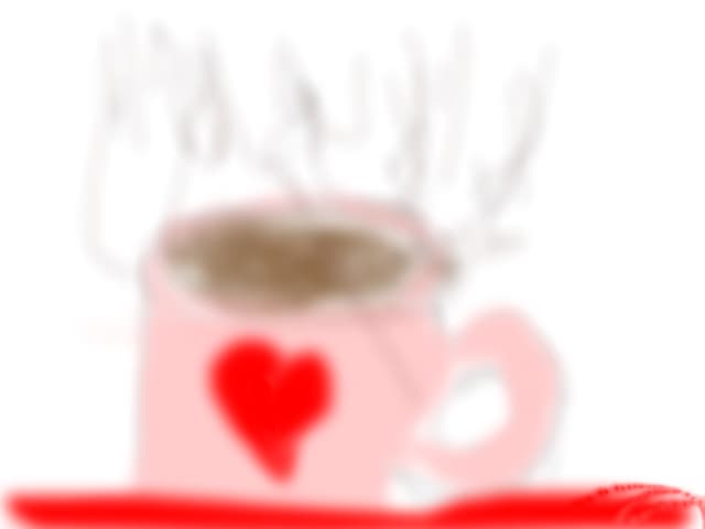 ciocolata calda,o lingurita de fericire