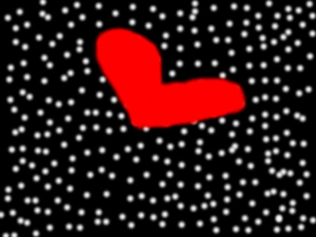 heart in the snow