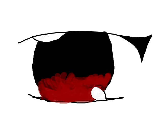 Anime red eye