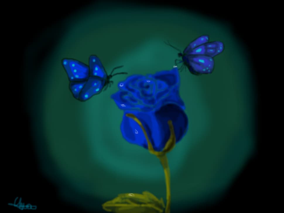 Something blue