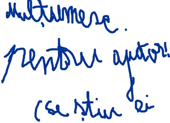 Multumesc!