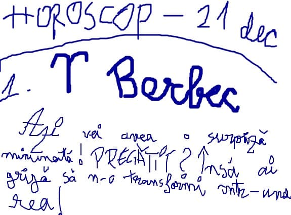 horoscop berbec