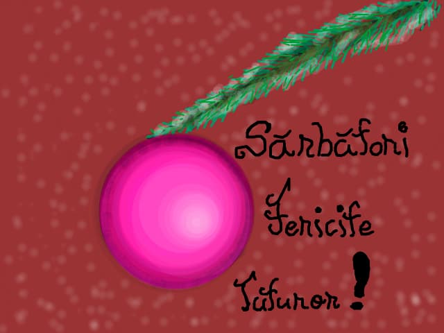 sarbatori fericite tuturor desenatorilor..!!
