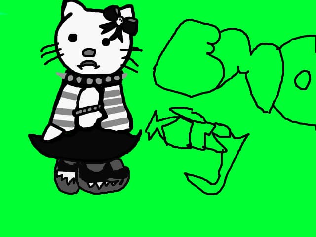 emo kitty