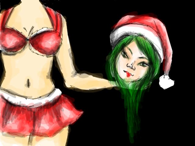 X-mas head.