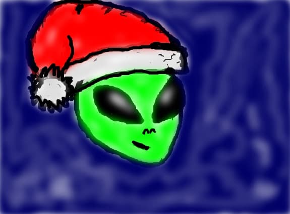 alien X-mas
