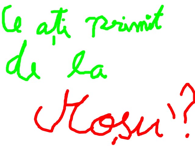 Ce ati primit de la mosu\' ??