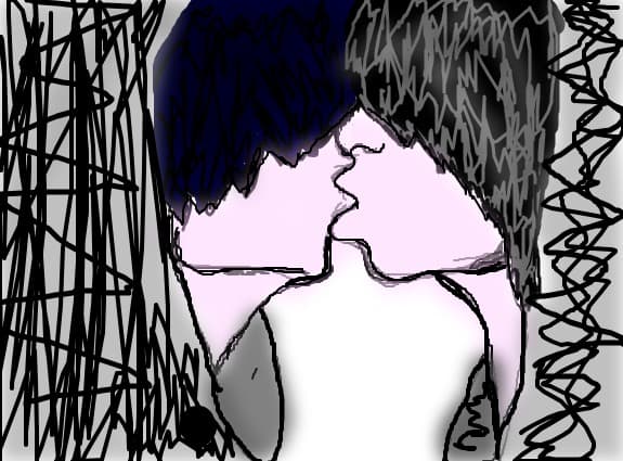 emo kiss