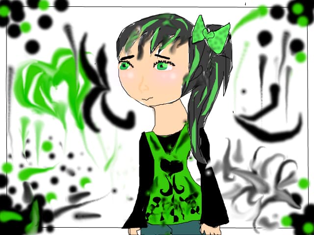 green girl