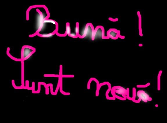 Buna sunt noua!