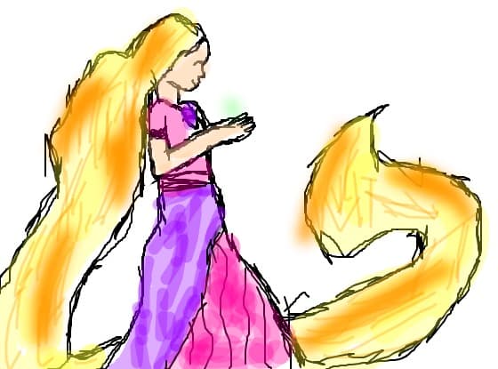 rapunzel din tangled(de anca)