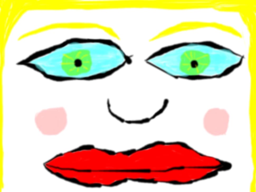 A girl s face