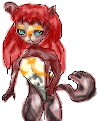 Anime sexy cat