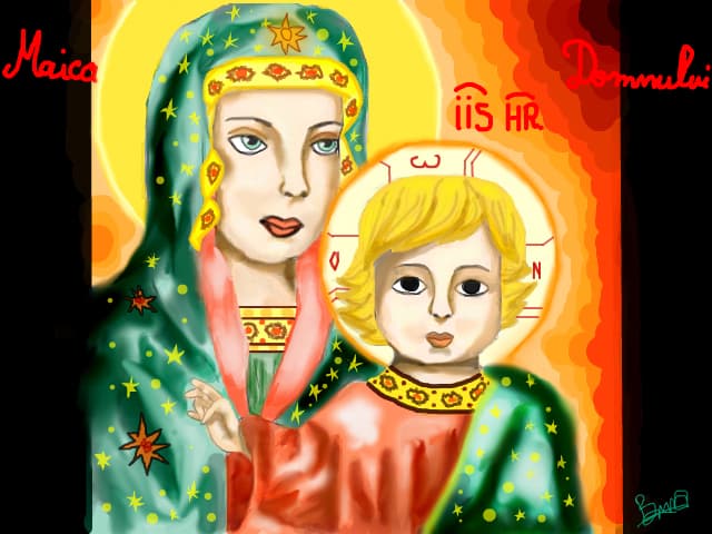 Maica Domnului si Isus Hristos