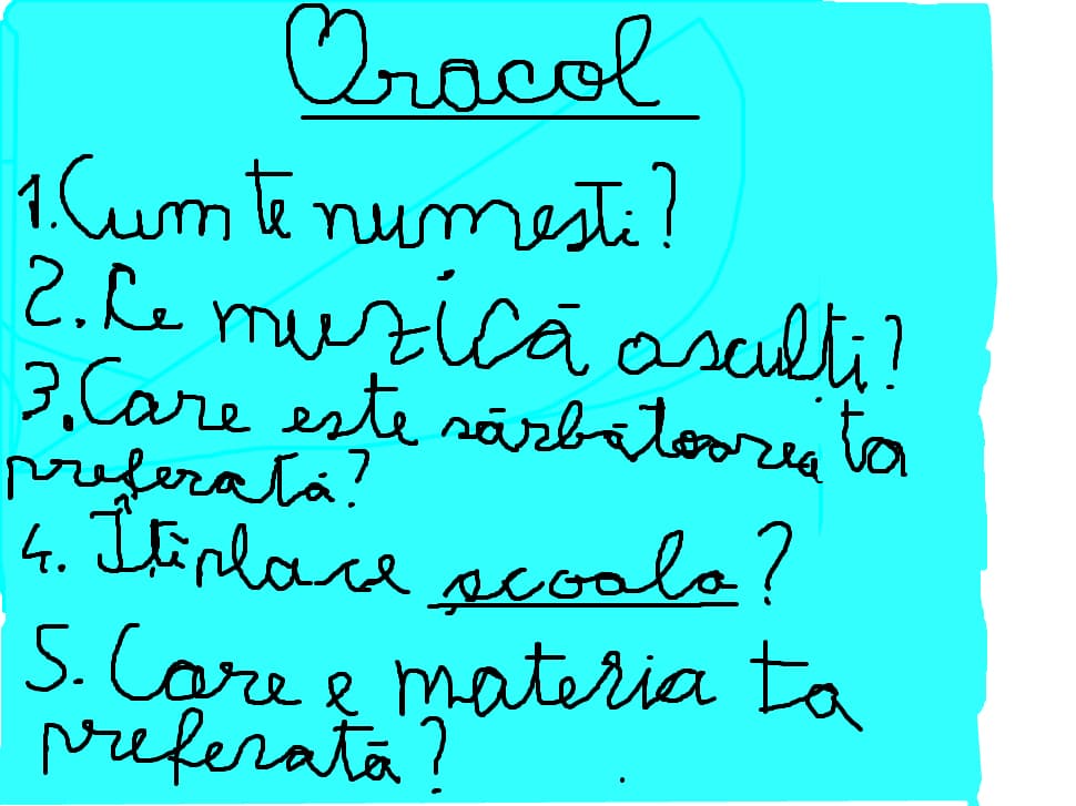 :x am facut un oracul micut ca sa imi cunosc prietenii sper sa il completati va rog!