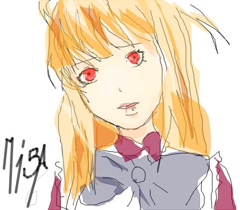 Misa cu shinigami ochi