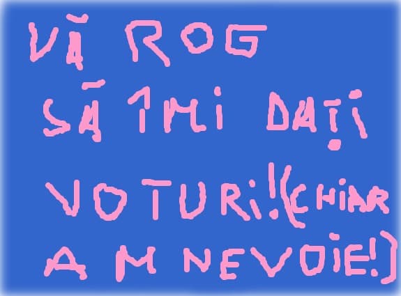 un mesaj pentru voi!