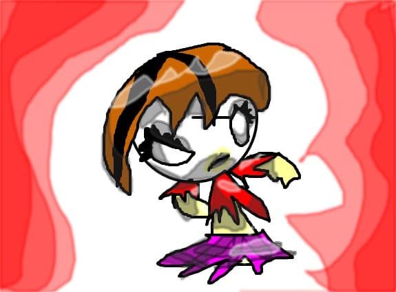 New crazy girl in down
