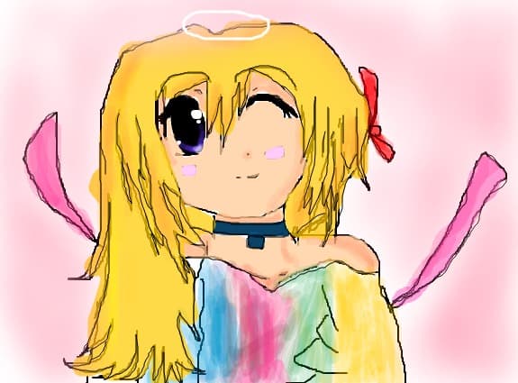 anime girl blonde