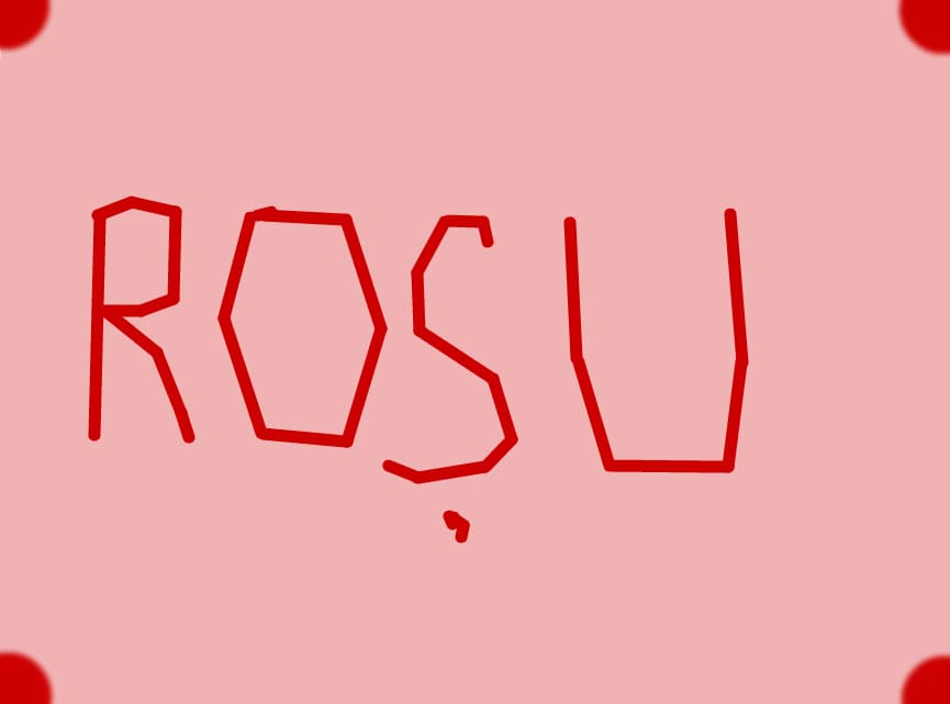 rosu....