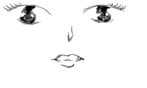 just a face