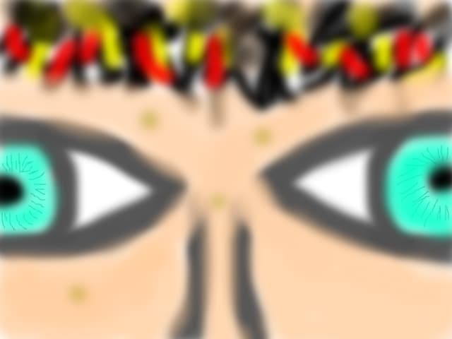 Lock here...is eyes