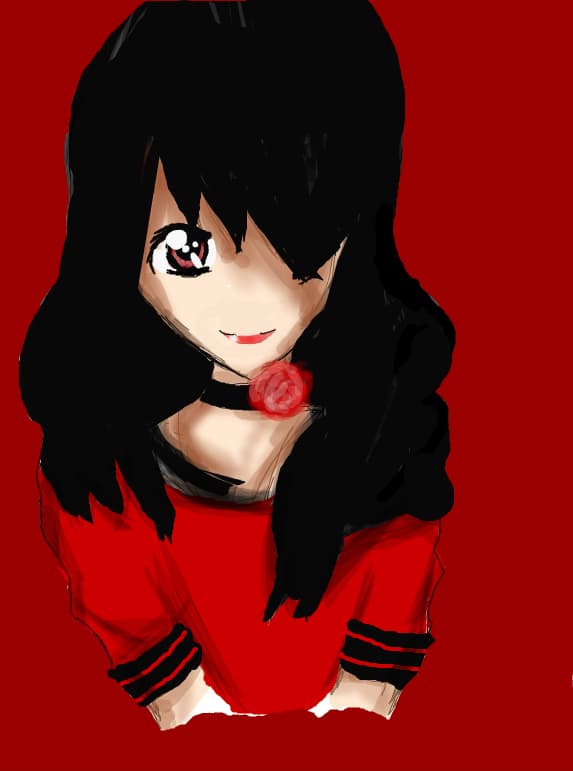 red anime