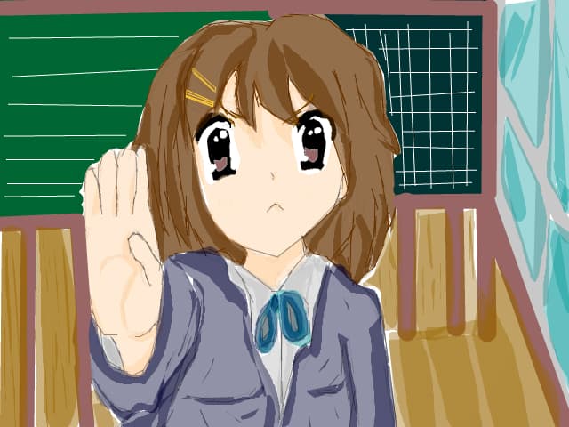 K-on at school