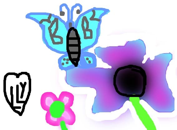 fluture floare