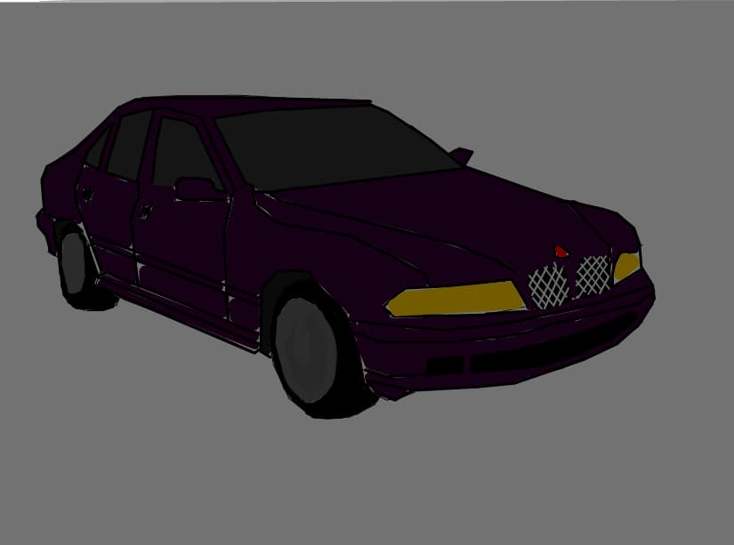the car